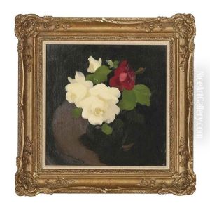 Red And White Roses by Stuart James Park