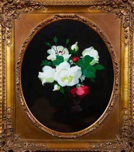 White And Pink Roses by Stuart James Park