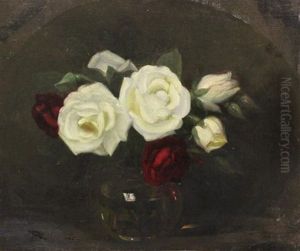 Red And White Roses by Stuart James Park