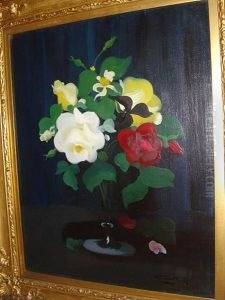 Yellow, Red And White Roses by Stuart James Park