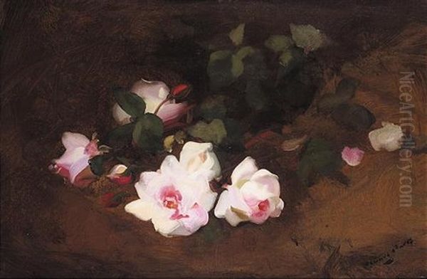 Still Life Of Pink Roses - view 1