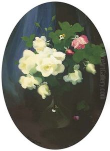 Red And White Roses by Stuart James Park