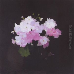 Still Life With Pink Geraniums