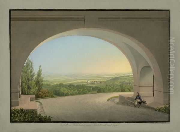 Ansicht Von Wilhelmshohe Gegen Kirchditmold - view 1