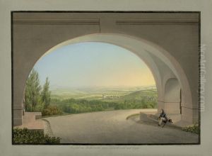 Ansicht Von Wilhelmshohe Gegen Kirchditmold by Johann Heinrich Bleuler I