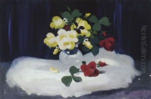Yellow And Red Roses by Stuart James Park