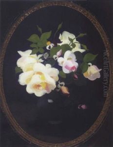 A Still Life Of Roses by Stuart James Park