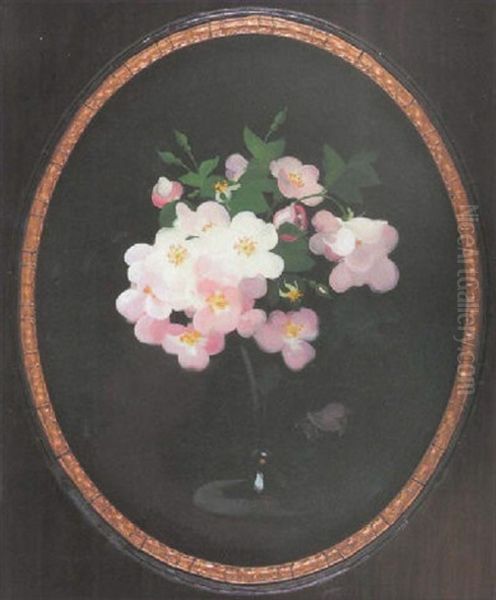 A Still Life Of Pink Roses - view 1