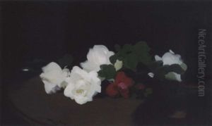 White And Red Roses by Stuart James Park