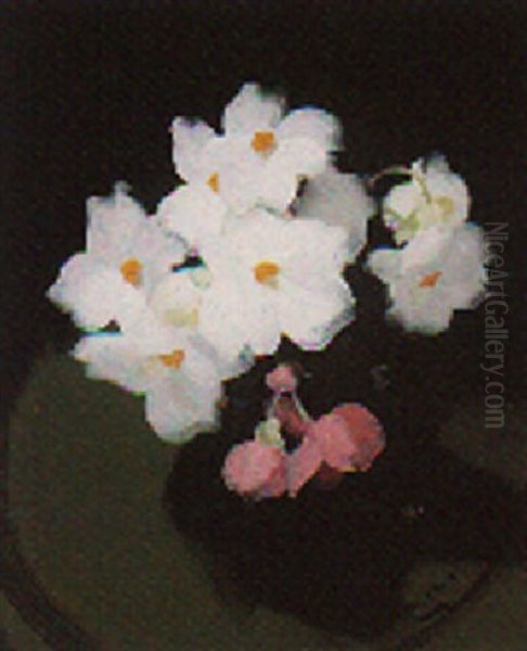 Still Life With Pink And White Flowers - view 1