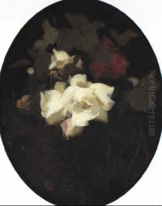 Cream And Red Roses by Stuart James Park