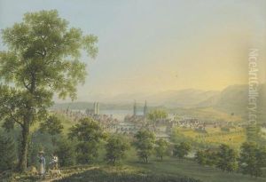 Zurich by Johann Heinrich (II) Bleuler: