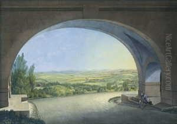 Blick Von Schloss Wilhelmshohe Auf Kirchditmold Und Kassel. - view 1