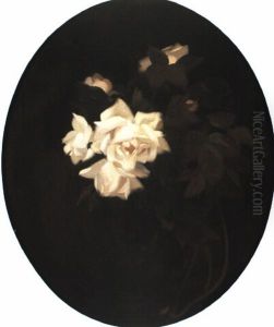 Salmon Pink Roses by Stuart James Park
