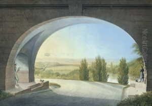 Blick Von Schloss Wilhelmshohe Auf Kassel.