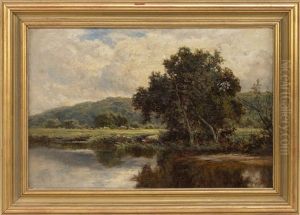 The Mole, Dorking, Surrey by Henry H. Parker