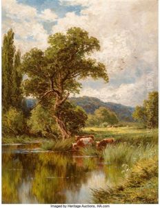 The Thames Near Henley by Henry H. Parker