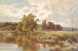 The River Ouse At Hemingford Grey The River Ouse At Hemingford Grey