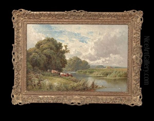 A Backwater, The Thames Near Great Marlow - view 1