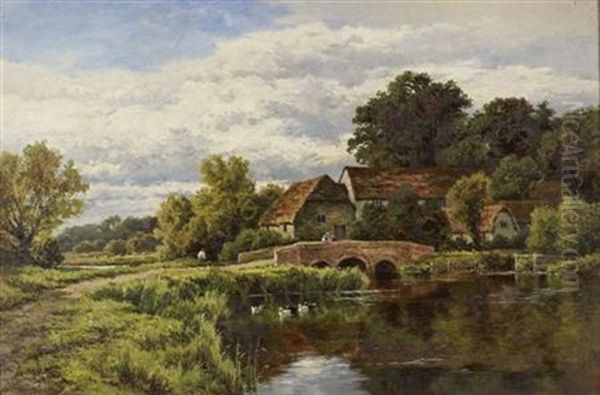 The River Loddon Near Basing, Hampshire - view 1