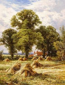 A Hampshire Cornfield, Alton (+ The Meads, Farnham, Surrey; Pair)