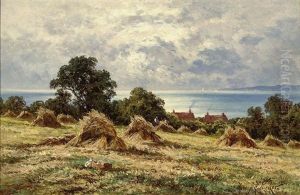 Silent Waters (+ Harvest Time On The South Coast; Pair) by Henry H. Parker