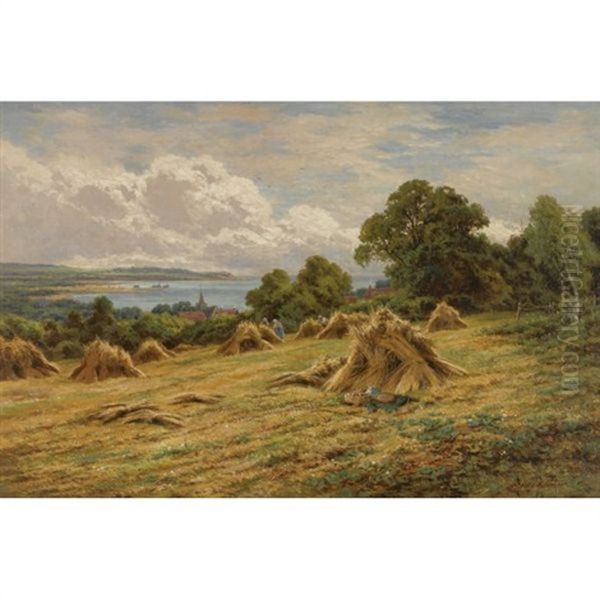 Harvesting On The Sussex Coast Near Worthing - view 1