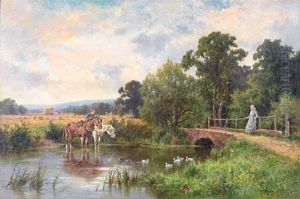 Watering The Horses