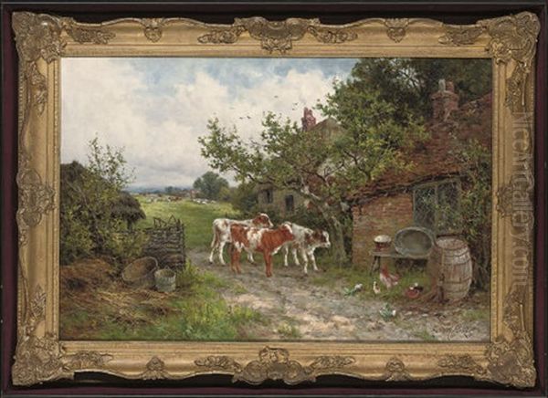 A Farmyard Discussion - view 1
