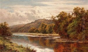 Reflections, The Thames At Cleeve by Henry H. Parker
