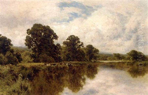 Sleeping Waters On The Thames, Near Pangbourne - view 1