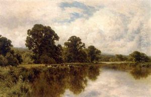 Sleeping Waters On The Thames, Near Pangbourne