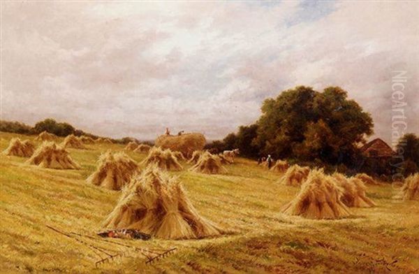 A Surrey Cornfield Near Reigate - view 1