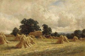 Haystacks In A Summer Landscape