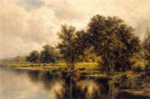 The River Mole, Dorking, Surrey