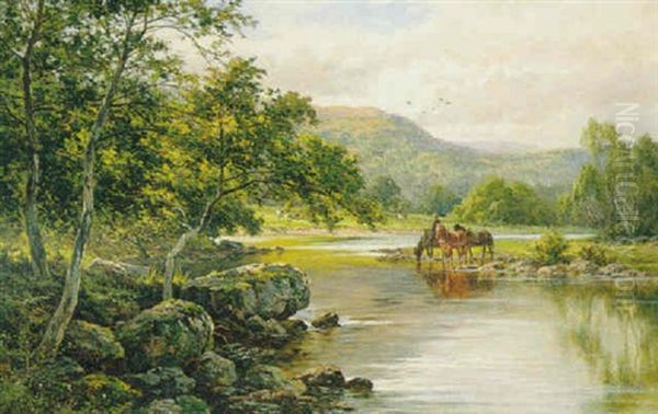 On The Lledr River, North Wales - view 1