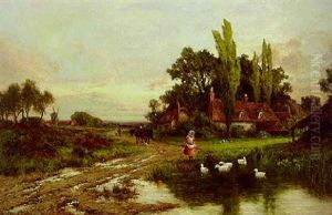 The Duck Pond by Henry H. Parker