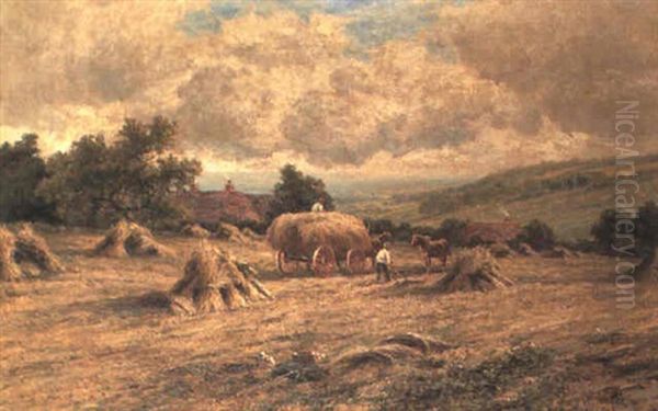 Harvesting, Haslemere, Surrey - view 1