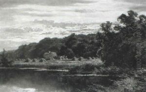 The Thames At Pangbourne by Henry H. Parker