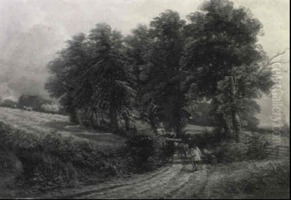 Landskab. Near Bray On Thames - view 1