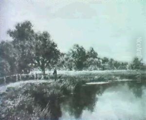 On The Way, Elstead, Surrey by Henry H. Parker