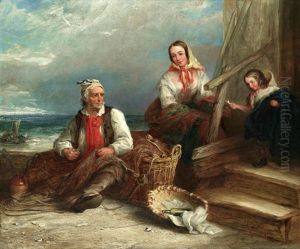 Grandfather's Pipe' by Henry Perlee Parker