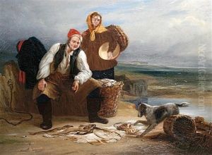 Laying Out The Catch by Henry Perlee Parker