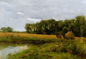 Kornernte In Sussex by Henry Perlee Parker