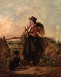 Am Heimweg by Henry Perlee Parker