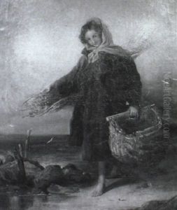 Young Fisher Girl by Henry Perlee Parker