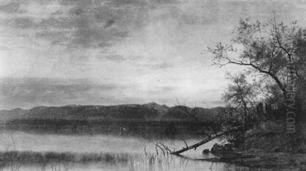 Twilight, Hudson River - view 1