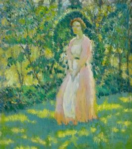 Lady In A Garden Lady In A Garden
