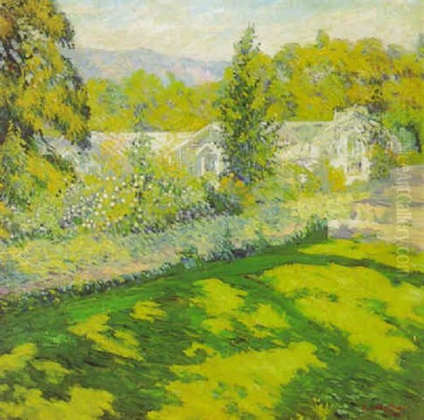 A Santa Barbara Garden (landscape With Garden) - view 1