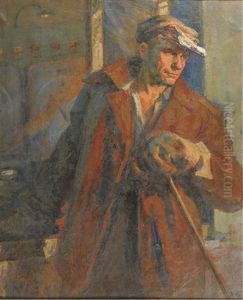 Portrait Of A Hero Of The Soviet Union, The Steel Founder M. Gavrilov